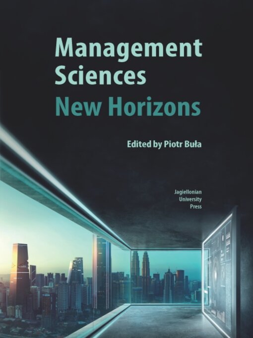 Title details for Management Sciences – New Horizons by Piotr Buła - Available